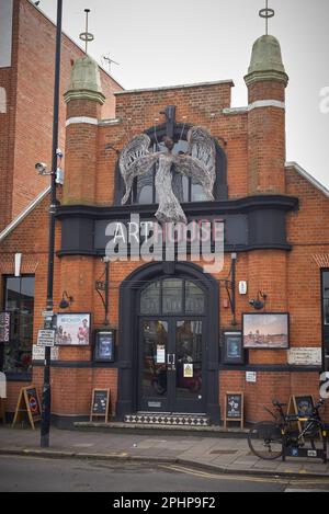 The Arthouse Cinema, Tottenham Lane, Crouch End, London Borough of Haringey, England, Vereinigtes Königreich. Stockfoto