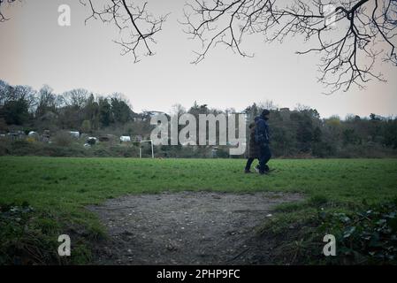 Crouch End Open Space, London Borough of Haringey, England, Vereinigtes Königreich. Stockfoto