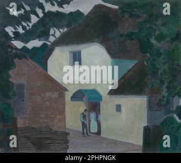 Der Anrufer in der Fabrik. Robert Polhill Bevan. 1918 - 1919. Stockfoto