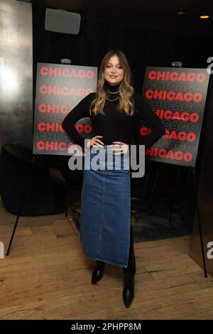 New York, New York, USA. 29. März 2023. Olivia holt Photo Call für Olivia holt tritt am 29. März 2023 in Chicago, Legrande Lounge im Time Hotel, New York, NY, auf. Kredit: Kristin Callahan/Everett Collection/Alamy Live News Stockfoto