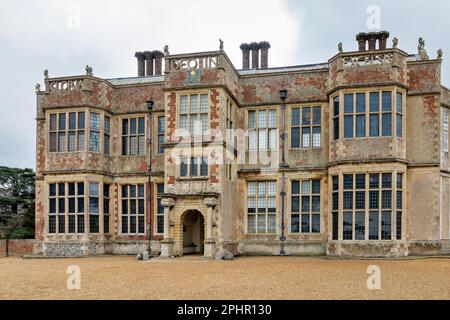 Felbrigg Hall ist ein englisches Landhaus aus dem 17. Jahrhundert in der Nähe des Dorfes mit diesem Namen in Norfolk. Teil eines Vermögens des National Trust, der unveränderte 17.- Stockfoto