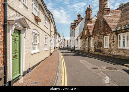 Historisches Stadtzentrum von Poole, Dorset, England, Großbritannien Stockfoto