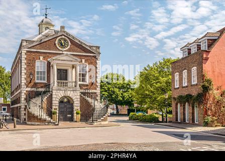 Guildhall in der Altstadt von Poole, Dorset, England, Großbritannien Stockfoto