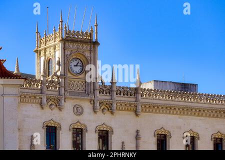 Bahnhof Rossio in Lissabon, Portugal Stockfoto