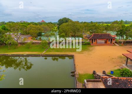 Isurumuniya Rajamaha Viharaya Tempel nahe Anuradhapura in Sri Lanka. Stockfoto