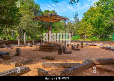 Statue des Samadhi buddha in Anuradhapura in Sri Lanka. Stockfoto