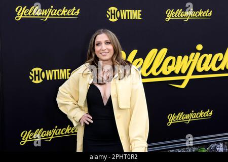 LOS ANGELES - 22. MÄRZ: Chelsea Peretti bei der Premiere der Yellowjacets Season Two im TCL Chinese Theater IMAX am 22. März 2023 in Los Angeles, Kalifornien Stockfoto