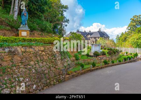 Kloster Adisham bei Haputale, Sri Lanka. Stockfoto