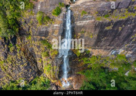 Diyaluma fällt in der Nähe von Ella, Sri Lanka. Stockfoto