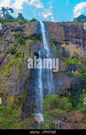 Diyaluma fällt in der Nähe von Ella, Sri Lanka. Stockfoto