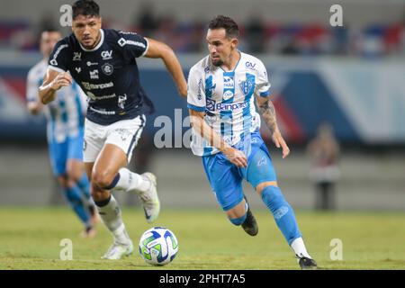 Belem, Brasilien. 29. März 2023. PA - BELEM - 03/29/2023 - COPA VERDE 2023, REMO X PAYSANDU - Paysandu-Spieler Hernandes während eines Spiels gegen Remo im Mangueirao-Stadion für die Copa Verde-Meisterschaft 2023. Foto: Fernando Torres/AGIF/Sipa USA Guthaben: SIPA USA/Alamy Live News Stockfoto