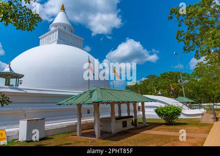 Kirivehara (Kiri Vehera) Schrein in Kataragama, Sri Lanka. Stockfoto