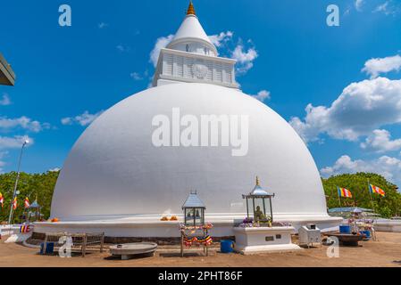 Kirivehara (Kiri Vehera) Schrein in Kataragama, Sri Lanka. Stockfoto