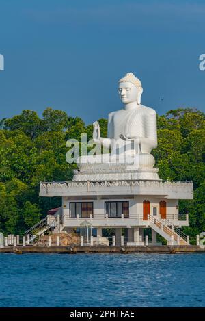 Bentota Udakotuwa Tempel in Sri Lanka. Stockfoto