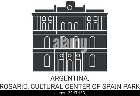 Argentinien, Rosario, Cultural Center of Spain Park Stock Vektor