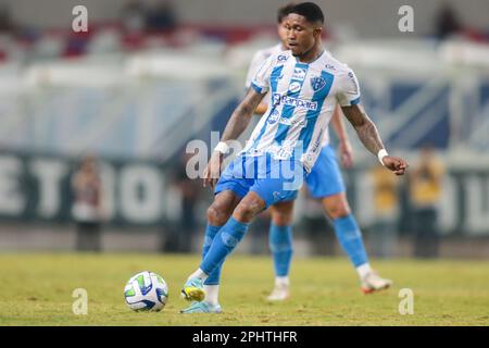 Belem, Brasilien. 29. März 2023. PA - BELEM - 03/29/2023 - COPA VERDE 2023, REMO X PAYSANDU - Mario Sergio Spieler von Paysandu während eines Spiels gegen Remo im Mangueirao Stadion für die Copa Verde Meisterschaft 2023. Foto: Fernando Torres/AGIF/Sipa USA Guthaben: SIPA USA/Alamy Live News Stockfoto