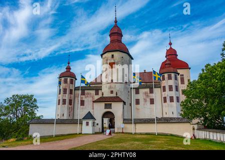 Blick auf das Schloss Läckö in Schweden. Stockfoto