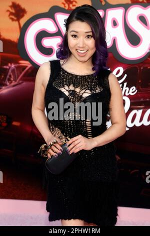 Los Angeles, Ca. 29. März 2023. Tricia Fukuhara auf DER LA Premiere of Grease: Rise of the Pink Ladies bei Hollywood American Legion Post 43 in Los Angeles, Kalifornien, am 29. März 2023. Kredit: Faye Sadou/Media Punch/Alamy Live News Stockfoto