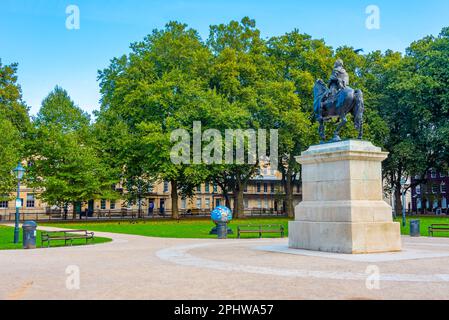 Queen Square in Bristol. Stockfoto