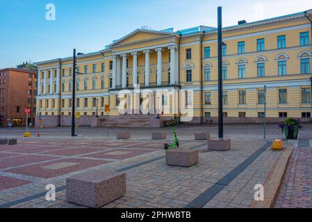 Universität Helsinki, Hauptgebäude in Finnland. Stockfoto