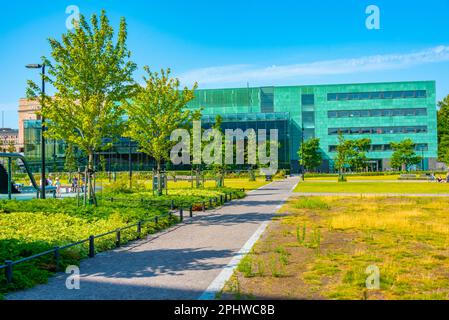 Finlandia Konzerthalle von Alvar Aalto in Helsinki, Finnland. Stockfoto