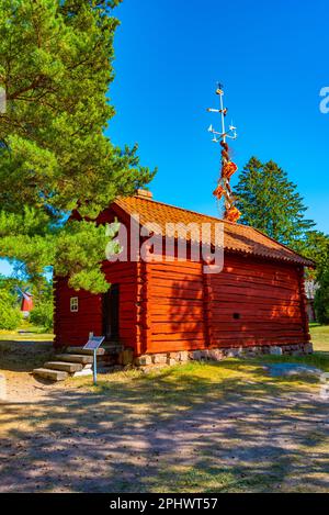 Freilichtmuseum Jan Karlsgården in Kastelholm auf den finnischen Aland-Inseln Stockfoto