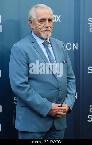 Madrid, Spanien. 29. März 2023. Der britische Schauspieler Brian Cox nimmt am 29. März 2023 in Madrid, Spanien, an der HBO Max Premiere von „Succession“ Teil. (Foto: Oscar Gonzalez/NurPhoto). Kredit: NurPhoto SRL/Alamy Live News Stockfoto