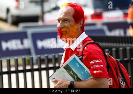 Melbourne, Australie. 30. März 2023. Zuschauer, Fans während der Formel 1 Rolex Australian Grand Prix 2023, 3. Runde der Formel-1-Weltmeisterschaft 2023 vom 31. März bis 2. April 2023 auf dem Albert Park Circuit in Melbourne, Australien – Foto DPPI Credit: DPPI Media/Alamy Live News Stockfoto