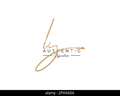 Letter LY Signature Logo Template Vektor Stock Vektor