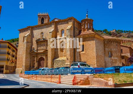 Basilika Santa Maria de los Sagrados Corporales in der spanischen Stadt Daroca. Stockfoto