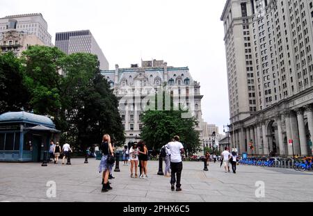 Surrogate's Court in Chambers Street, Manhattan, New York City, NY, USA. Stockfoto