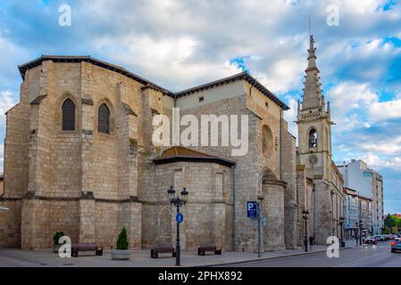 Iglesia de Nuestra SeГ±ora de la Merced in der spanischen Stadt Burgos. Stockfoto