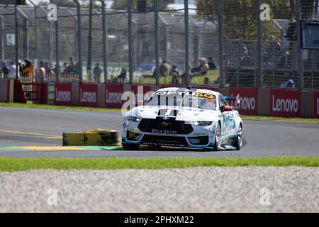 Melbourne, Australien, 30. März 2023. Chaz Mostert (25) fährt nach Walkinshaw Andretti United beim australischen Formel-1-Grand-Prix am 30. März 2023, auf der Melbourne Grand-Prix-Rennstrecke im Albert Park, Australien. Kredit: Ivica Glavas/Speed Media/Alamy Live News Stockfoto