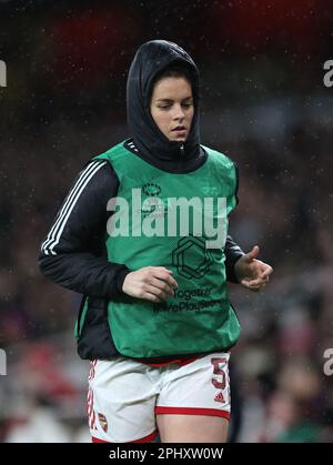 London, Großbritannien. 29. März 2023. Jennifer Beattie von Arsenal während des UEFA Womens Champions League-Spiels im Emirates Stadium, London. Der Bildausdruck sollte lauten: David Klein/Sportimage Credit: Sportimage/Alamy Live News Stockfoto