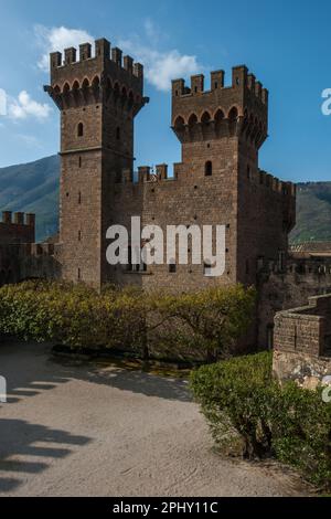 Castello Lancellotti, Lauro, Avellino, Kampanien Stockfoto