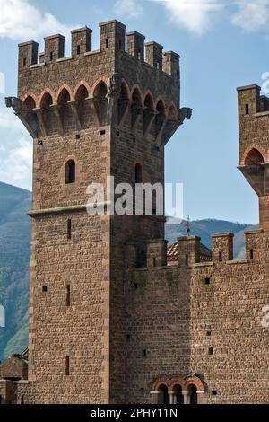 Castello Lancellotti, Lauro, Avellino, Kampanien Stockfoto