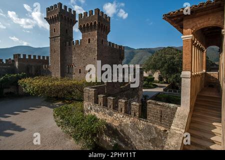 Castello Lancellotti, Lauro, Avellino, Kampanien Stockfoto