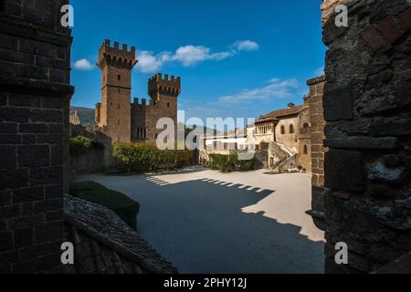 Castello Lancellotti, Lauro, Avellino, Kampanien Stockfoto