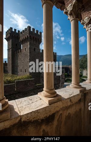 Castello Lancellotti, Lauro, Avellino, Kampanien Stockfoto