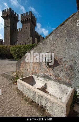 Castello Lancellotti, Lauro, Avellino, Kampanien Stockfoto