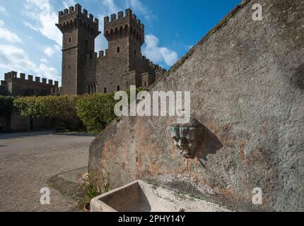 Castello Lancellotti, Lauro, Avellino, Kampanien Stockfoto