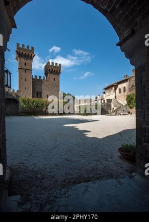 Castello Lancellotti, Lauro, Avellino, Kampanien Stockfoto