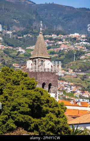 Die römisch-katholische Kathedrale unserer Lieben Frau der Himmelfahrt, SE Catedral de Nossa Senhora da Assuncao. Funchal, Madeira, Portugal Stockfoto