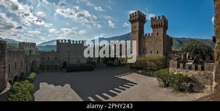 Castello Lancellotti, Lauro, Avellino, Kampanien Stockfoto