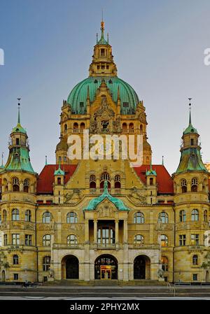 Neues Rathaus, Deutschland, Niedersachsen, Hannover Stockfoto