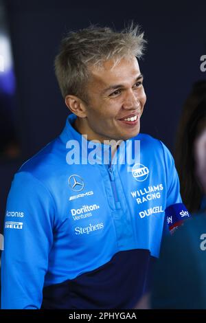 ALBON Alexander (tha), Williams Racing FW45, Portrait während der Formel 1 Rolex Australian Grand Prix 2023, 3. Runde der Formel-1-Weltmeisterschaft 2023 vom 31. März bis 2. April 2023 auf dem Albert Park Circuit in Melbourne, Australien - Foto: Dppi/DPPI/LiveMedia Stockfoto