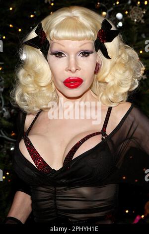 New York, New York, USA. 21. Dezember 2009. Amanda LaPore im David Barton Gym 8. Annual Toy Drive zugunsten von Kinderkrankenhäusern im David Barton Gym. Kredit: Steve Mack/Alamy Stockfoto