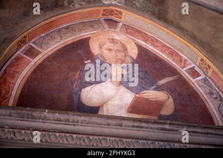 Fra Angelico, St. Peter Martyr bittet um Ruhe, Museo di San Marco, Florenz Stockfoto
