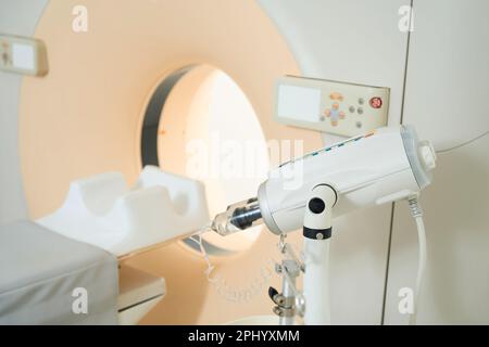 Moderne MRT-Geräte im Labor, CT-Computertomographie Stockfoto