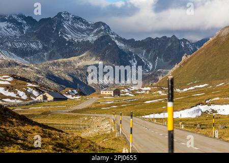 Albula Pass, Bergübergang, Berguen Filisur, Kanton Graubuenden, Schweiz Stockfoto